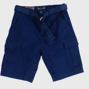 New wicked stitch men's cargo with belt 34 blue 88 ♥️ and receive 30% off
